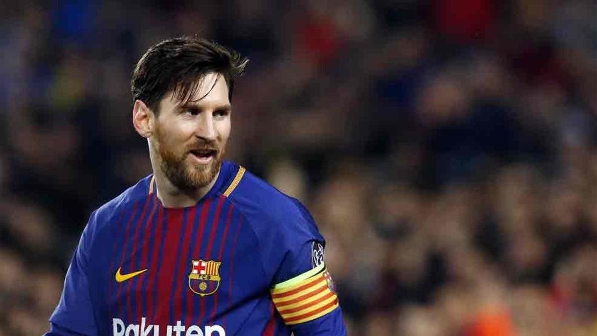 Messi marcó el segundo gol del Barcelona ante el Athletic