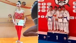 Éxito de los deportistas del Caudal en los campeonatos de gimnasia y judo celebrados en Madrid