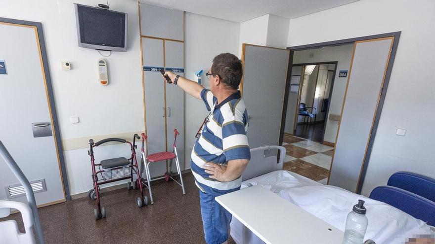 Quejas de pacientes sobre el funcionamiento de la televisión en el Hospital de Alicante