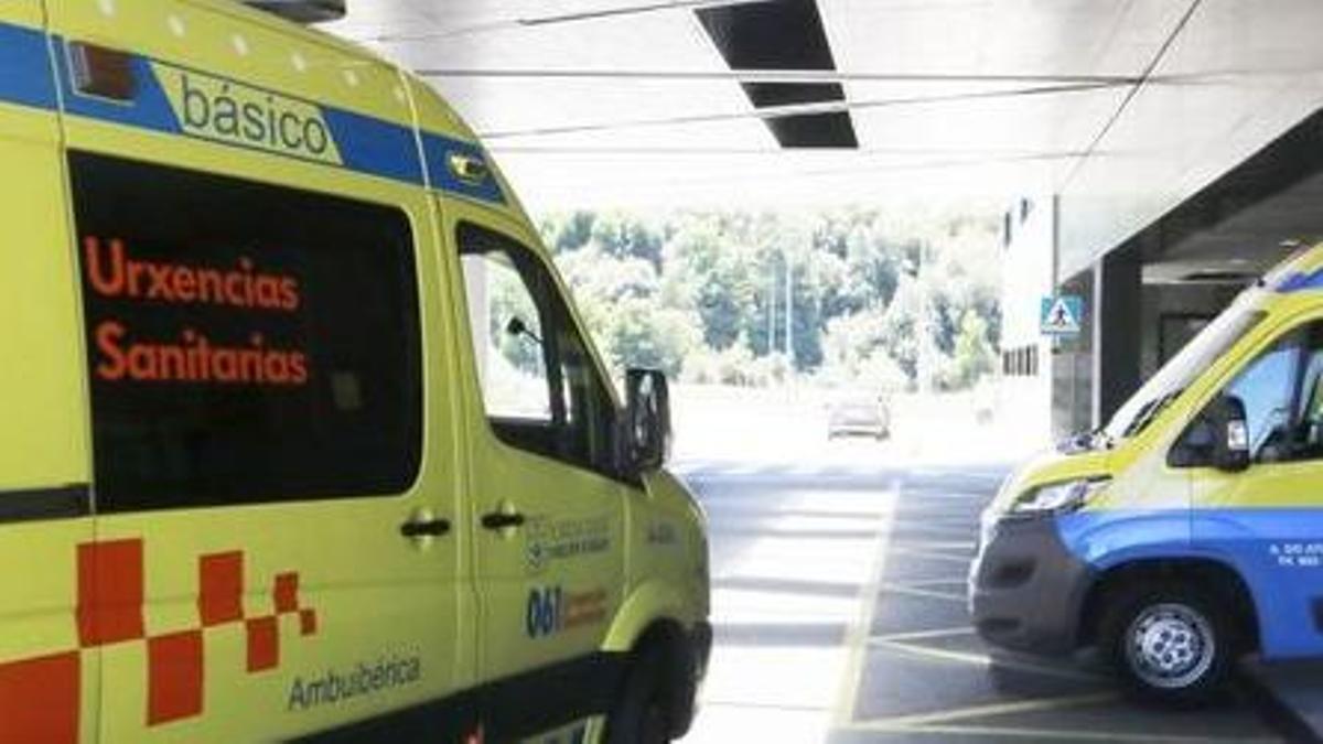 Ambulancia del 061 en Galicia