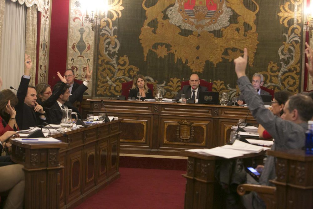 Pleno del Ayuntamiento de Alicante