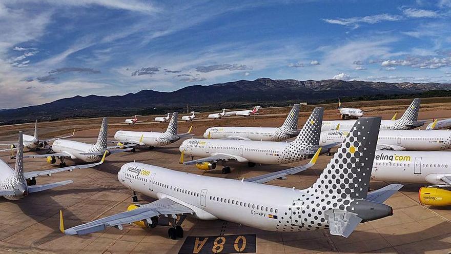 Imagen panorámica del Aeropuerto de Castellón.