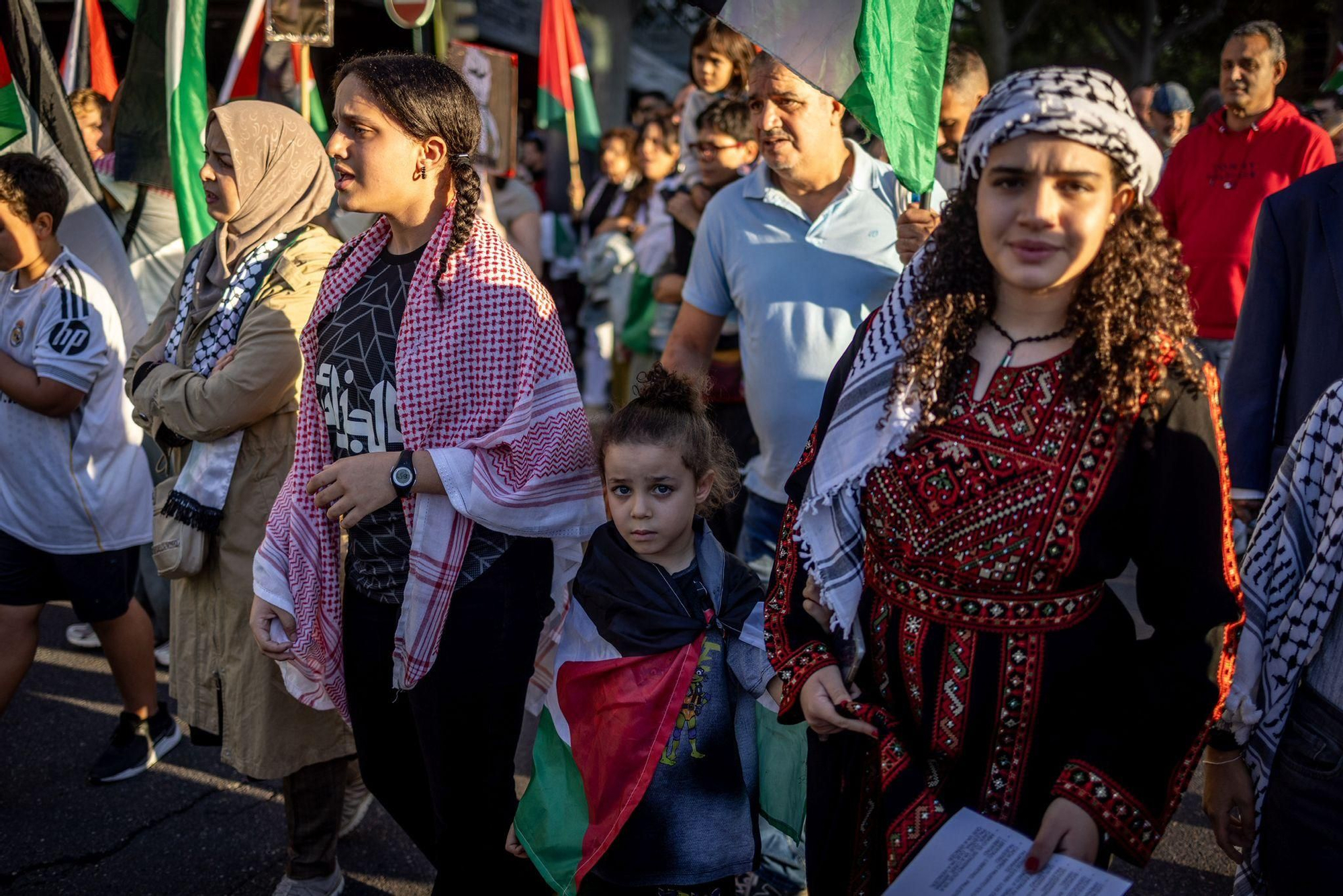 En imágenes | Zaragoza clama por el fin del genocidio en Gaza