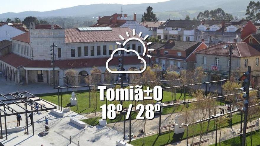 El tiempo en TomiÃ±o: previsión meteorológica para hoy, lunes 7 de septiembre