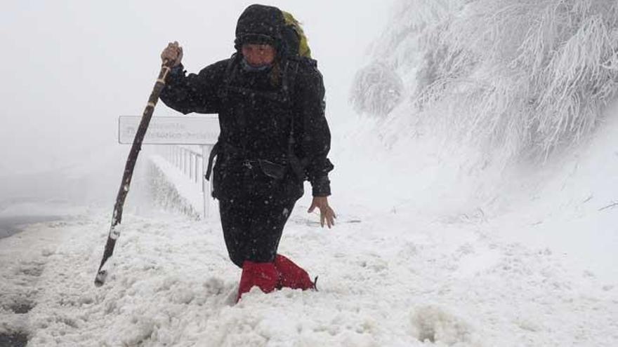 La nieve deja sin clase a 724 alumnos de 25 centros educativos en Lugo y Ourense