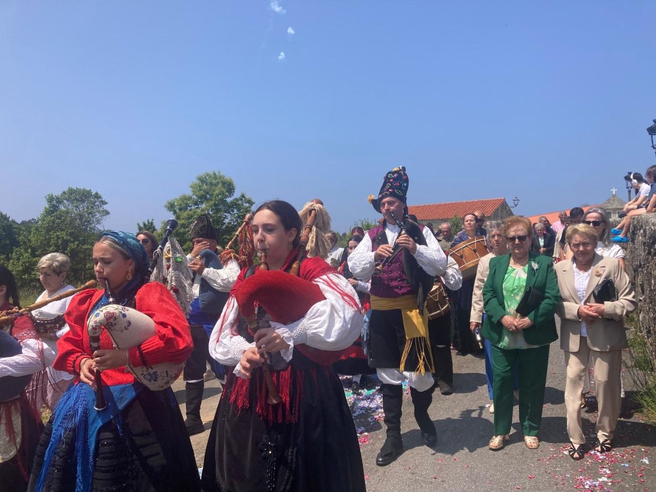 Así se vive este finde la fiesta de Sacramento en San Vicente de O Grove.