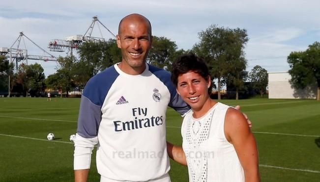 Carla Suárez visita al Real Madrid en Montreal