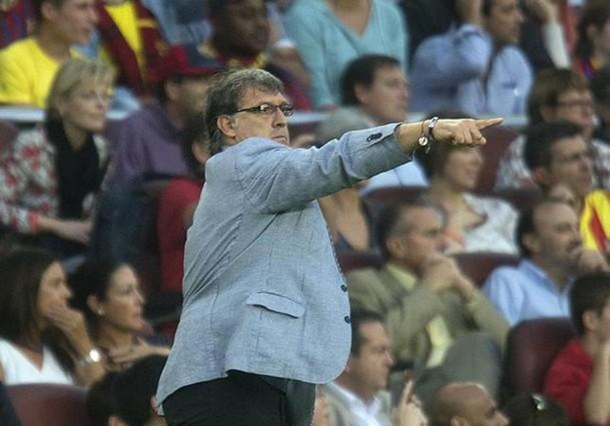 Tata Martino, tècnic argentí del FC Barcelona. Tata Martino, tècnic argentí del FC Barcelona.