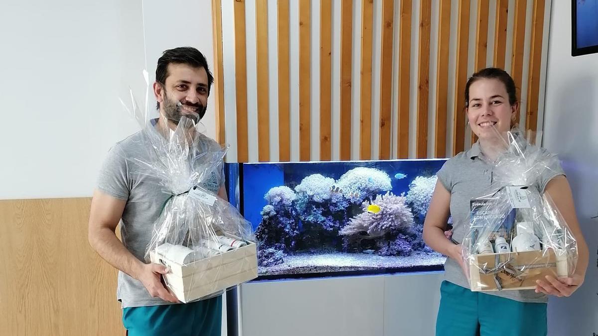 El matrimonio de podólogos Alba Cebreiros y Martín Veiga, al frente de Clínica do Pé - Podólogos en Moaña.