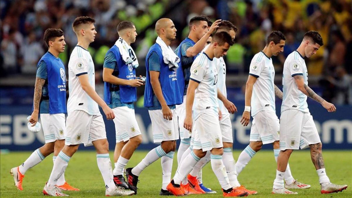 Argentina  perdió 2-0 con Brasil en semifinales