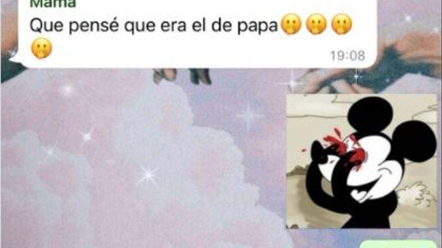 Una madre se equivoca y envía por error un mensaje al grupo familiar: “Buenos días, folliscador”