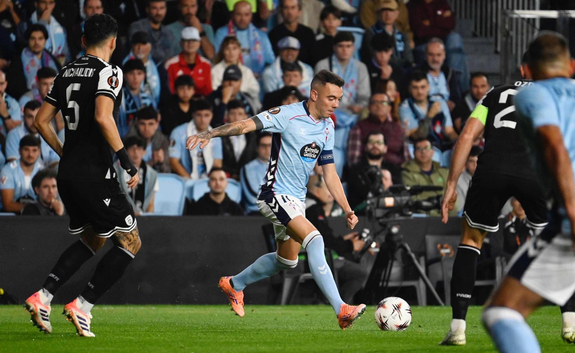 Las imágenes del Celta-PAOK