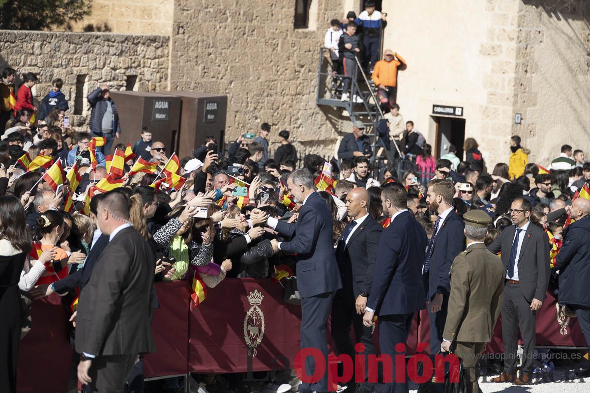 Visita de los reyes de España a Caravaca (explanada de la Basílica)
