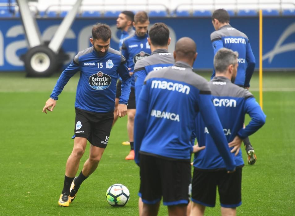 El técnico estará pendiente de la evolución del argentino Fede Cartabia para decidir si le mantiene en el once.