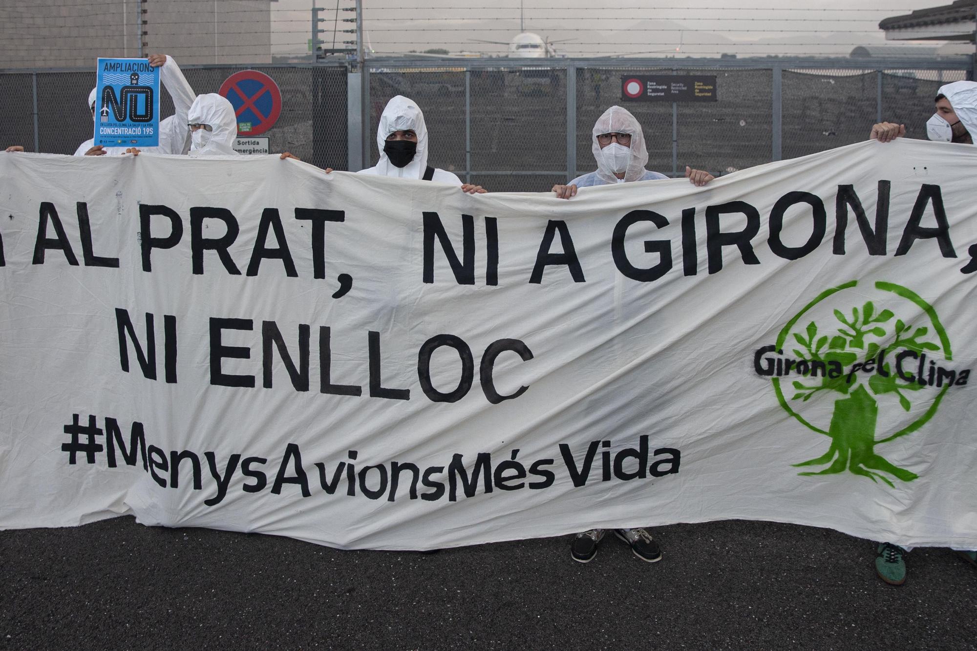 Protesta ecologista a Vilobí d’Onyar