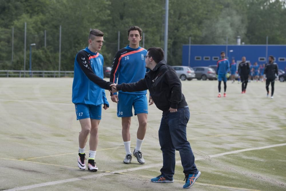 Entrenamiento del Real Oviedo