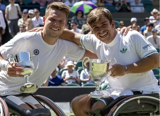 El vigués Martín de la Puente vence en Wimbledon junto a Rubén Spaargaren