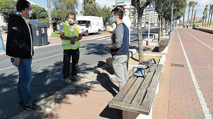 Peñíscola mejora la seguridad vial en la avenida Papa Luna