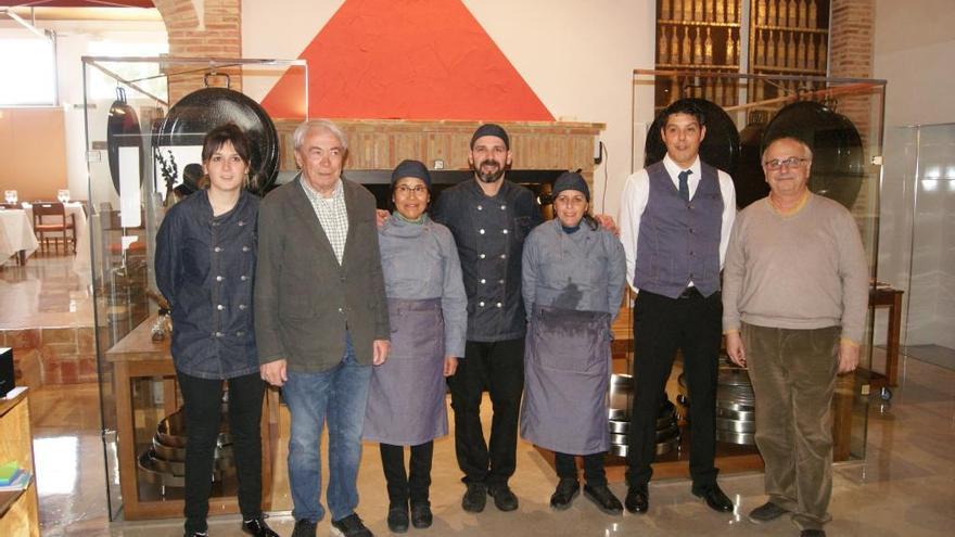 El equipo del restaurante Cien, al completo.