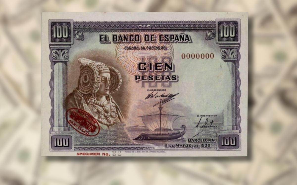 100 pesetas billete