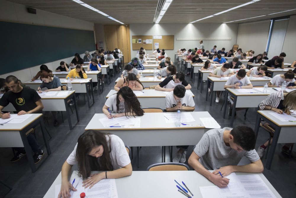 Primer día de selectividad en la UPV