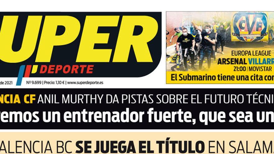 La portada de SUPER del jueves