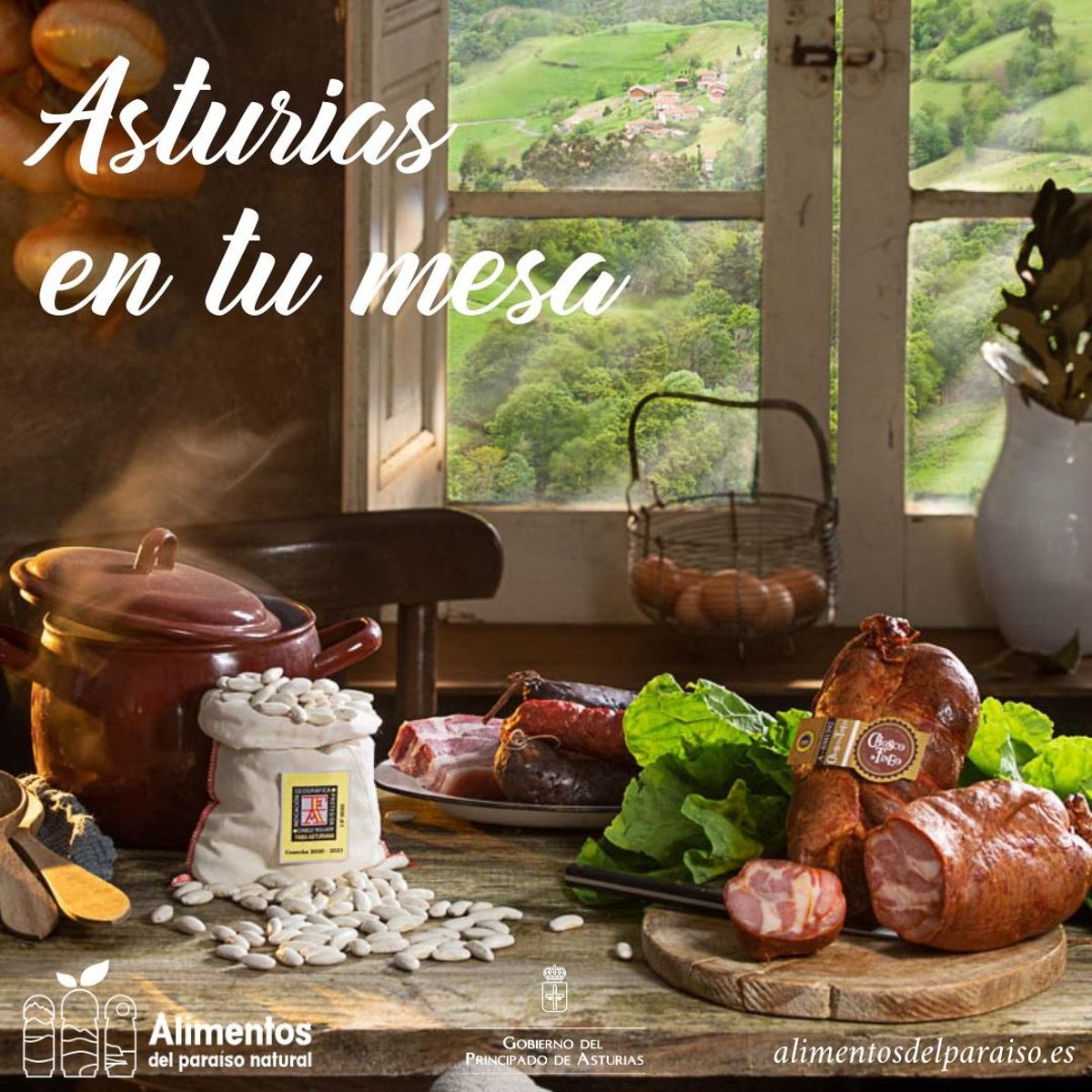 Otra imagen de la campaña navideña de Alimentos del Paraíso