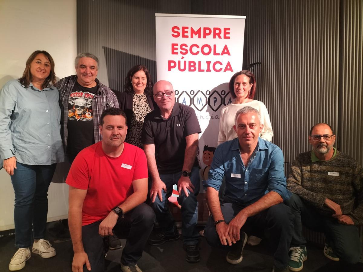 La nueva directiva de FAMPA València