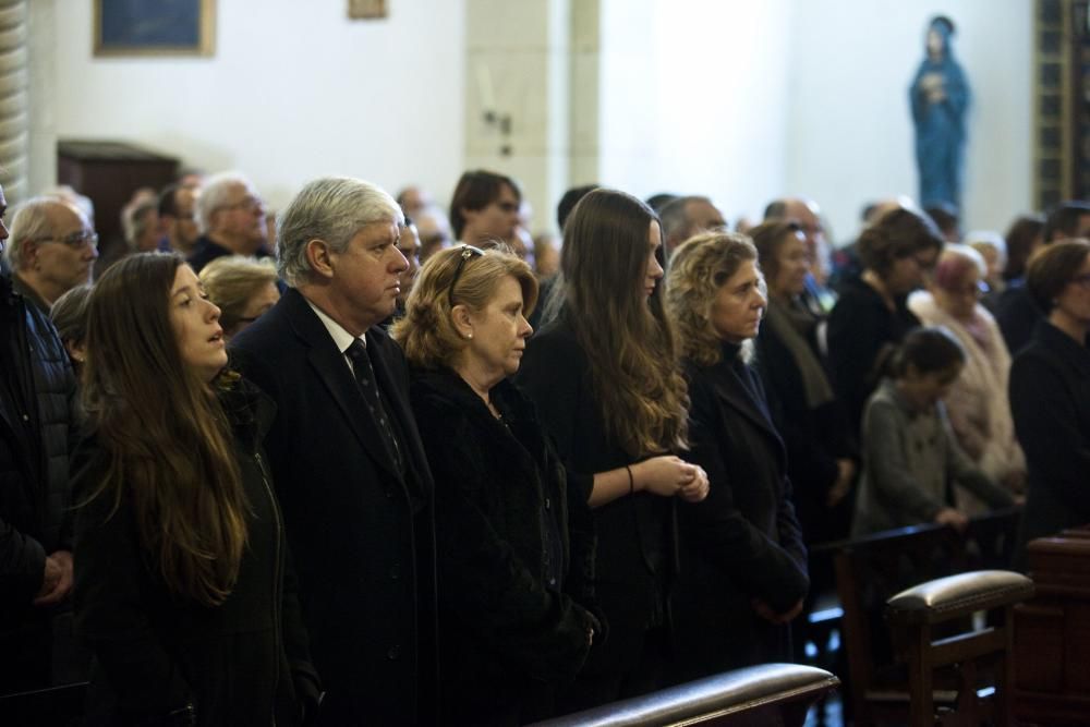 Funeral por Claudio Fernández Junquera en San Julián de Somió