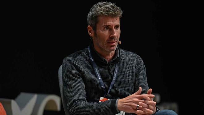 Enric Borràs, en el acto de clausura de la segunda convocatoria de EduCaixa.