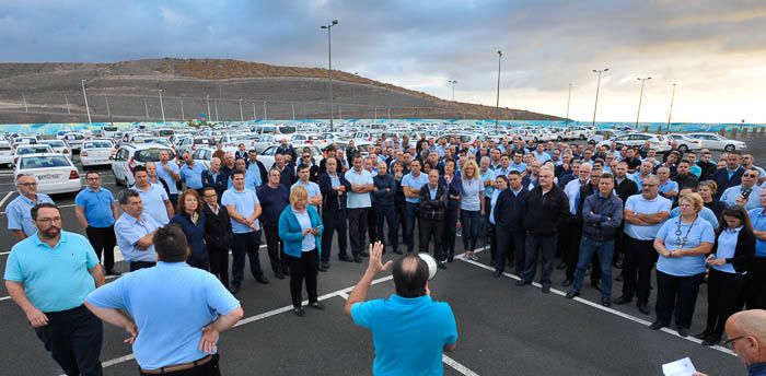 Protesta de taxistas contra el día libre