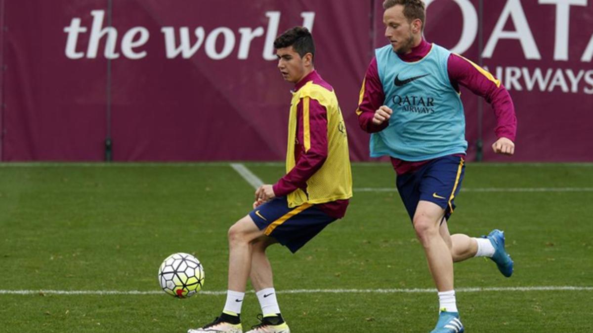 Mujica sigue en la dinámica de entrenamientos del primer equipo