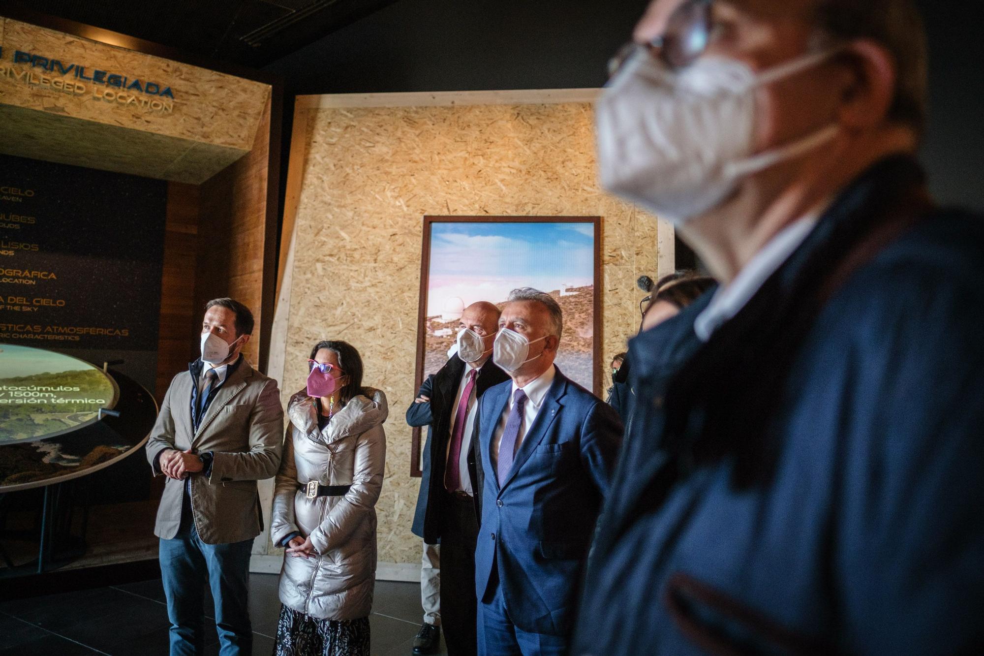 Inauguración del centro de interpretación en el Roque de los Muchachos, en La Palma (19/12/2021)