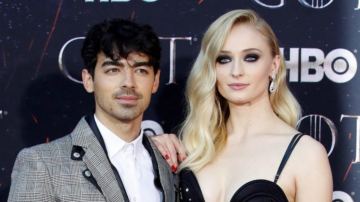 Sophie Turner y Joe Jonas, en el estreno de la octava temporada de 'Juego de tronos', el año pasado en el Radio City Music Hall de Nueva York.