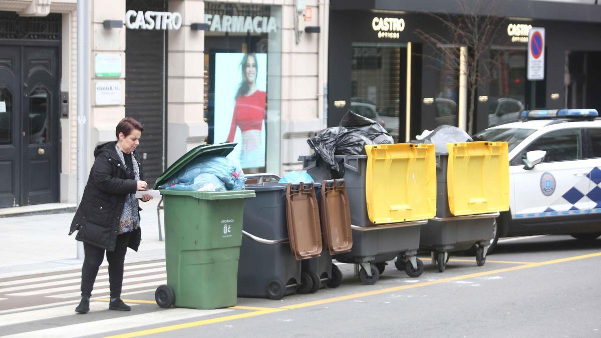 Contenedores en A Coruña