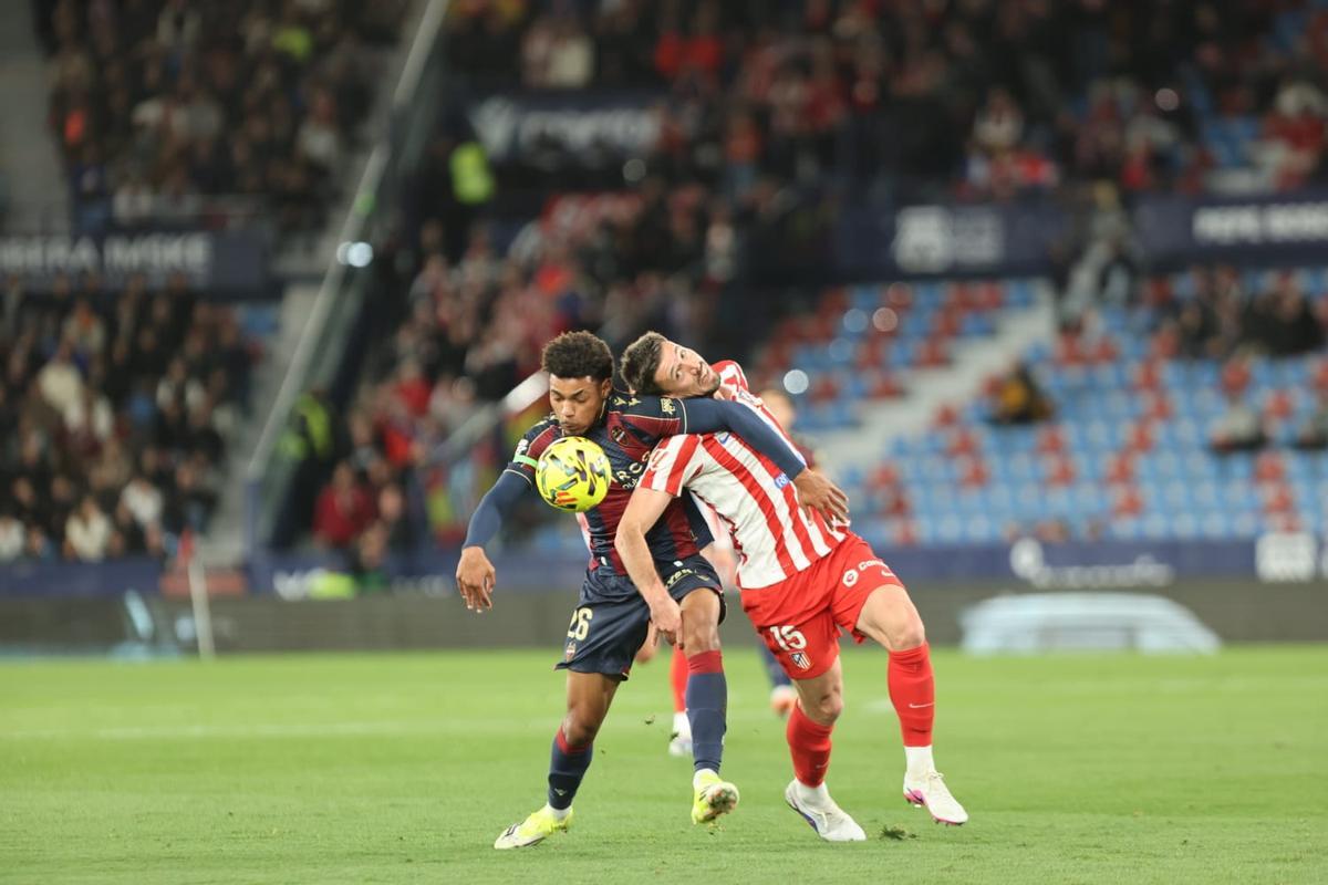 El Levante UD - Atlético de Madrid, en imágenes