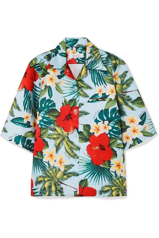 Ya no tienes excusa, este verano vas a llevar camisas de estampados  tropicales porque son lo más - Woman