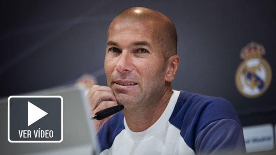 Zidane, técnico del Real Madrid.