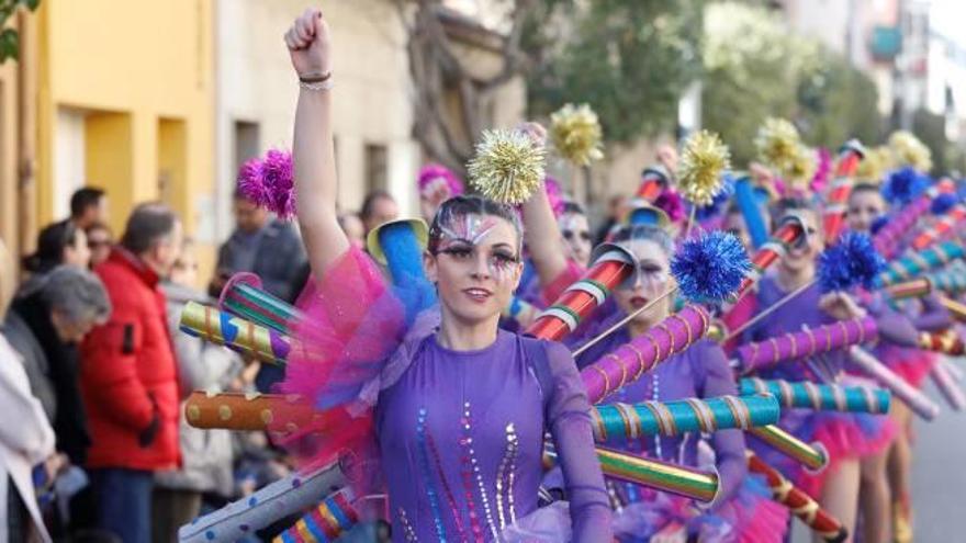 Una de les colles participants en la Gran Rua de Palamós de l&#039;any passat.