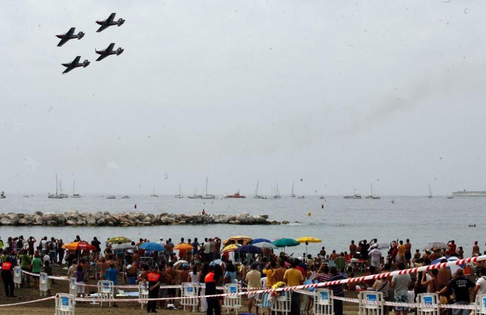 Así fueron los festivales aéreos de 2009 y 2010 en Málaga