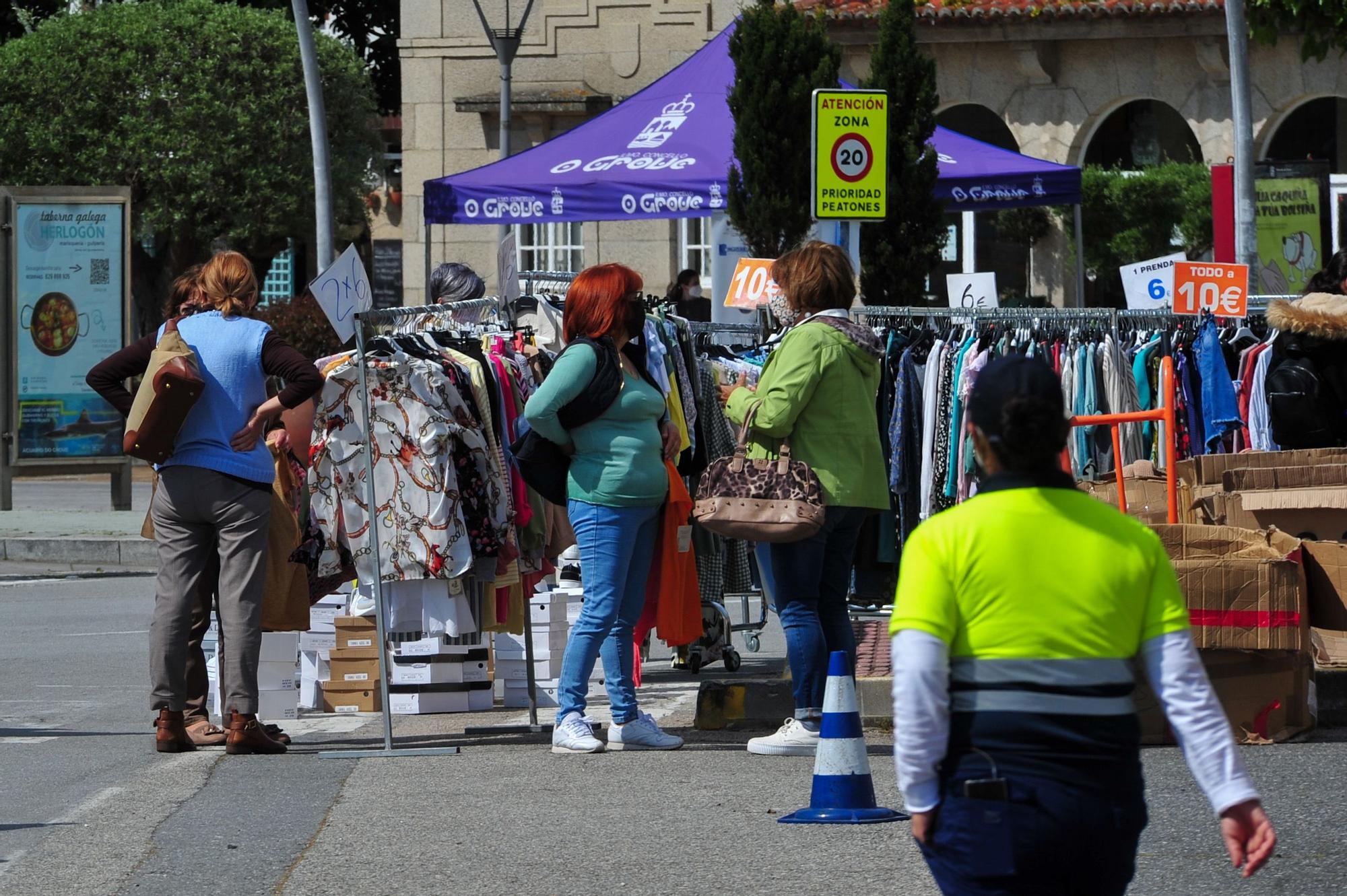 O Grove recupera el pulso y la alegría