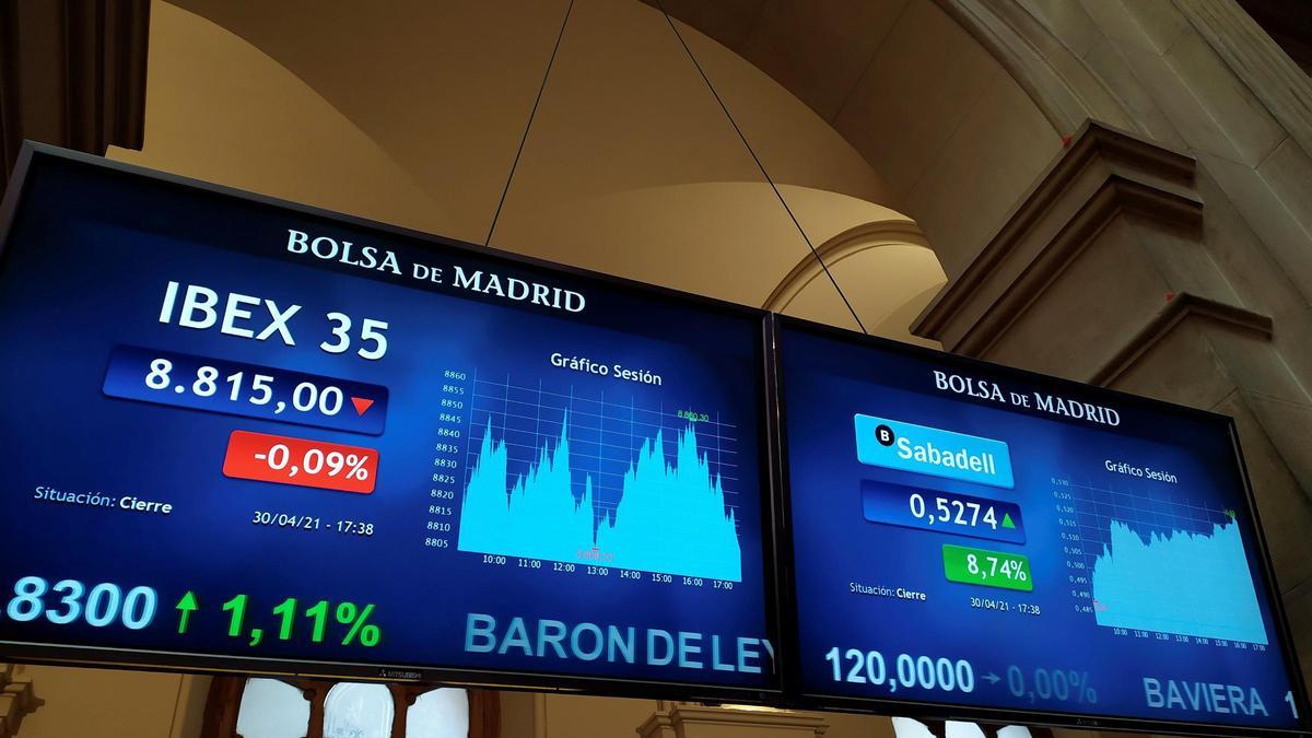 Imagen de la Bolsa de Madrid