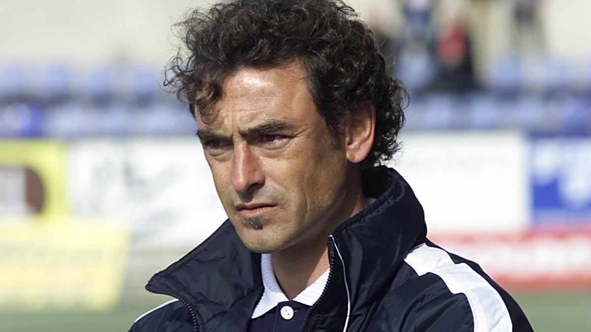 Bordalás en su etapa como entrenador del Novelda