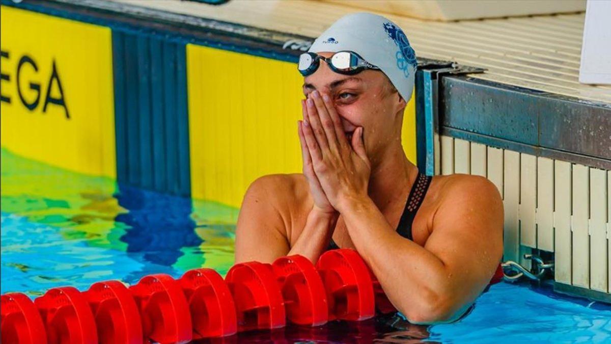 Lidón Muñoz bate el récord de España de 100 m estilos en piscina corta