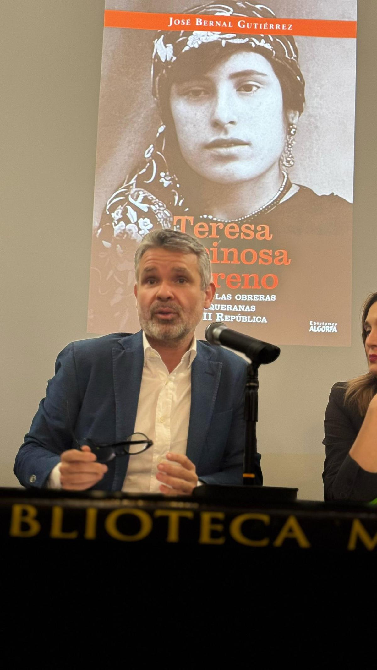 Pepe Bernal, en la presentación del libro.