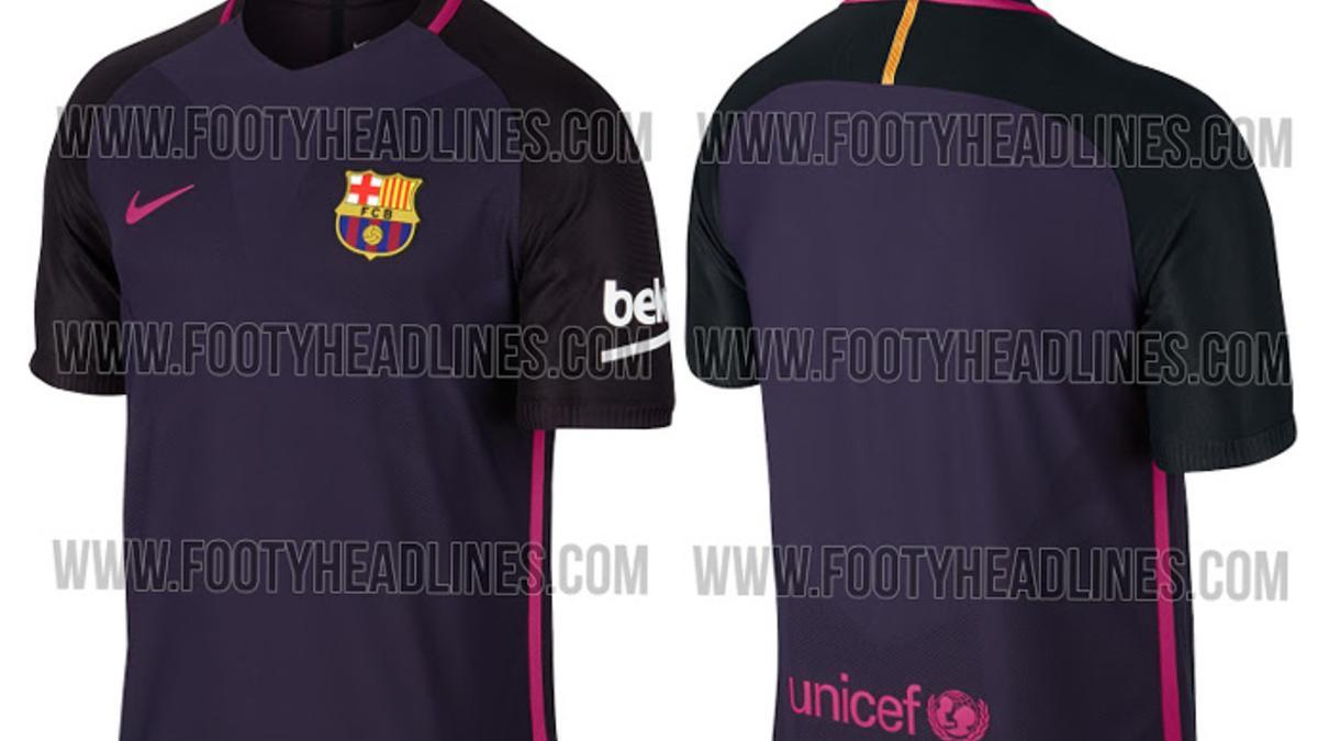 La nueva segunda camiseta del FC Barcelona 2016/2017 y sus detalles