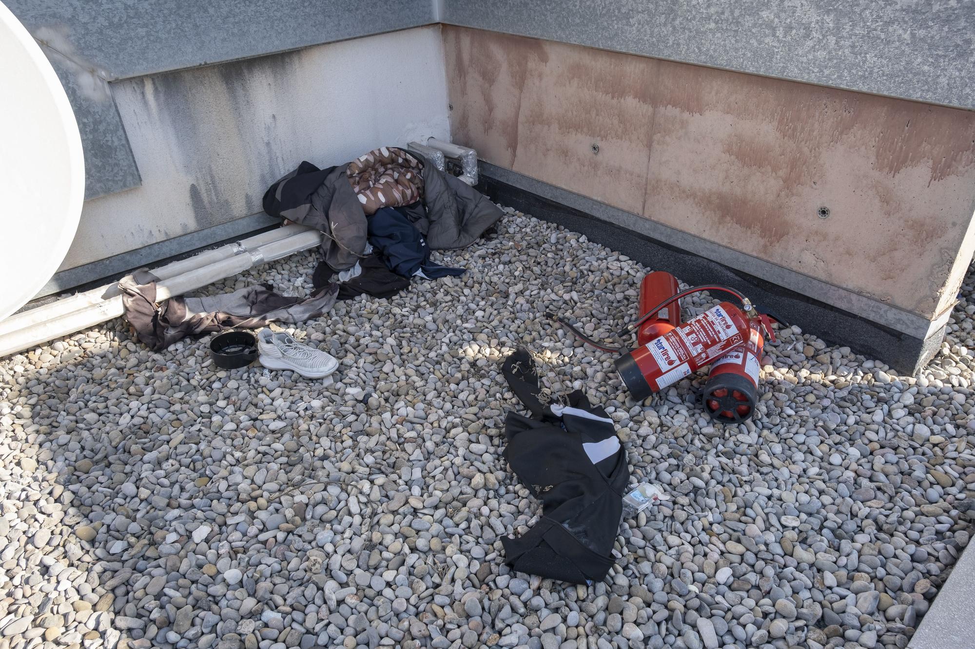 Deixadesa en un bloc de pisos de l'Avinguda dels Dolors de Manresa