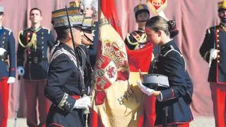 La princesa Leonor recibe tres reconocimientos en Zaragoza antes de salir de la Academia Militar