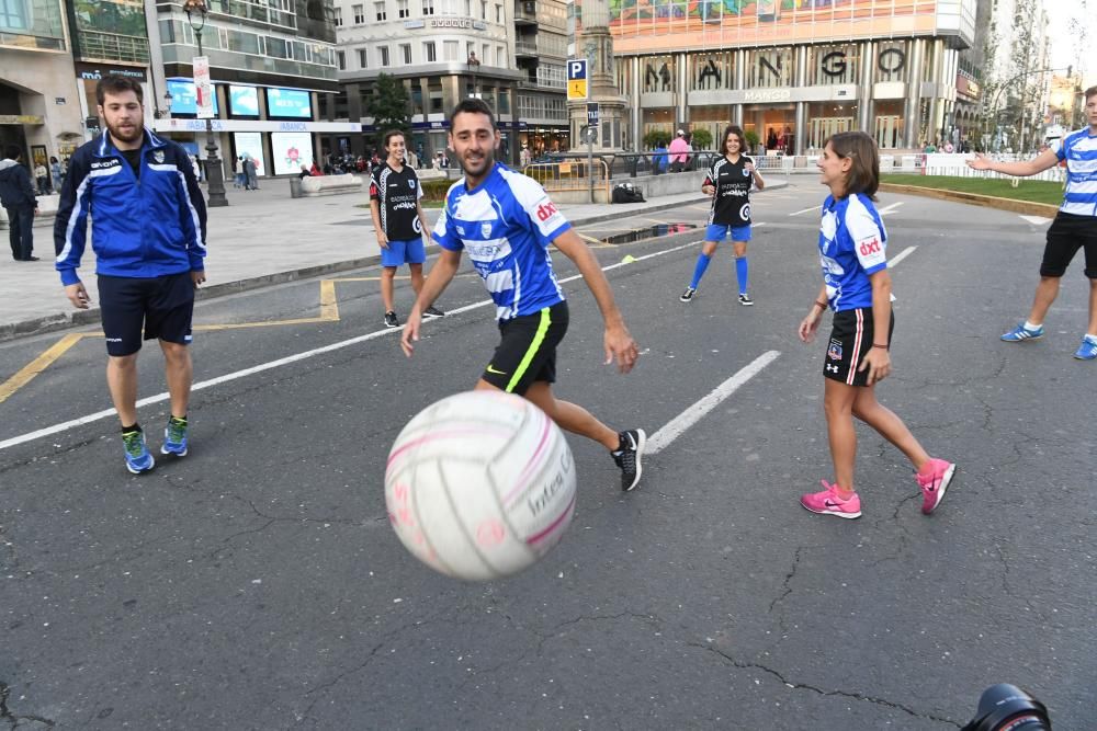 Deporte y arte urbano por la movilidad en A Coruña