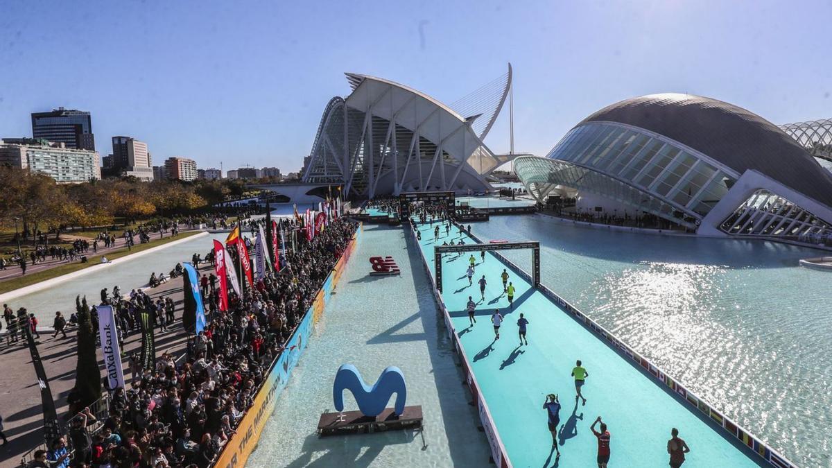 El Maratón Valencia Trinidad Alfonso fue uno de los protagonistas en 2021. | F. CALABUIG